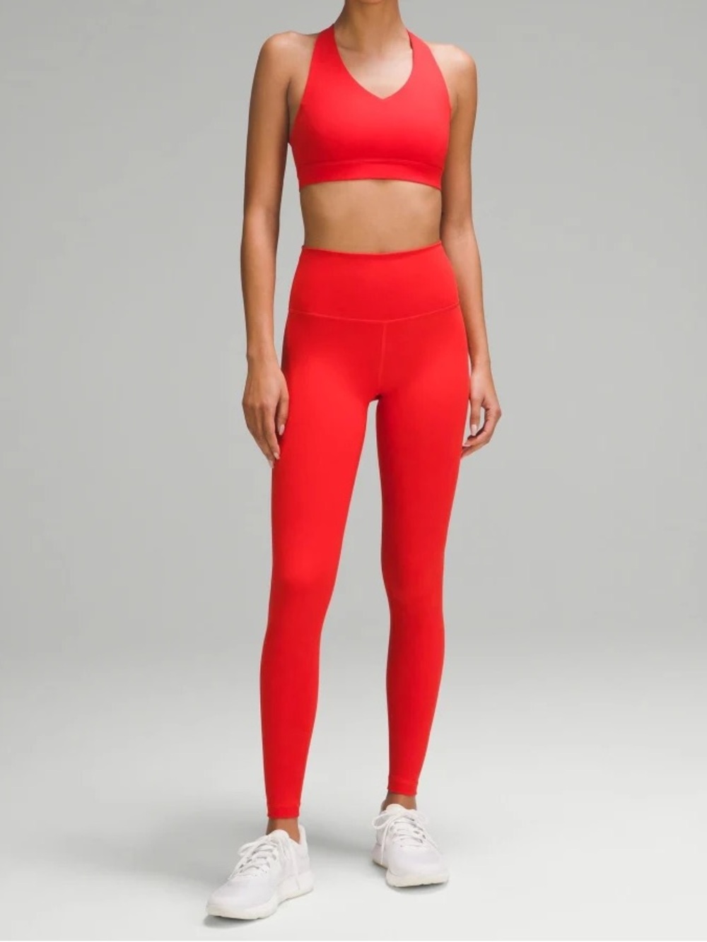 Lululemon Athletica Wunder Train 25” size 4 Hot Heat